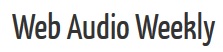 Web Audio Weekly logo